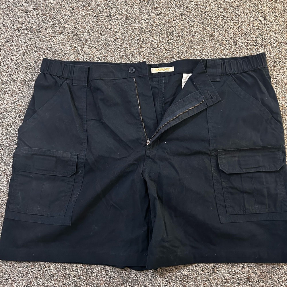 Savane Men's Blue Cargo Shorts